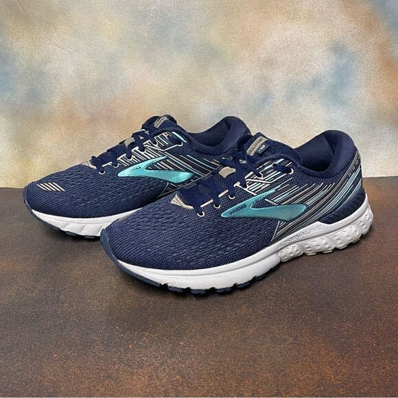 Brooks Adrenaline GTS 19 1202841B450 Blue Women’s Running Shoes Size 10.5B - Picture 2 of 16